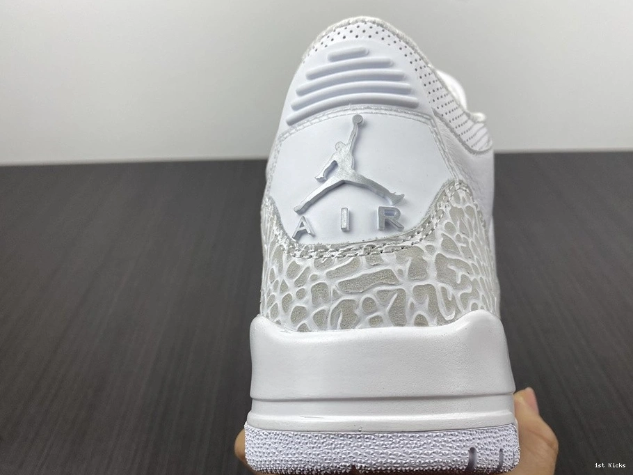 Air Jordan 'Triple  429487-111 3 Retro White' PS 0110